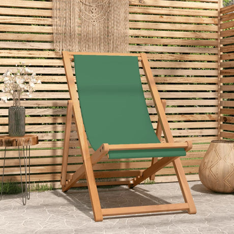 Folding Beach Chair Solid Teak Wood