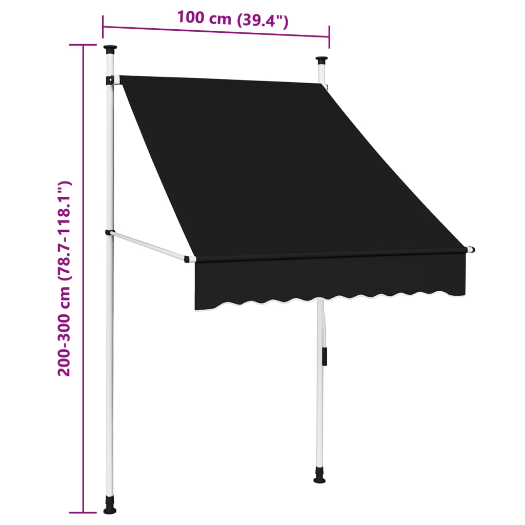 Manual Retractable Awning