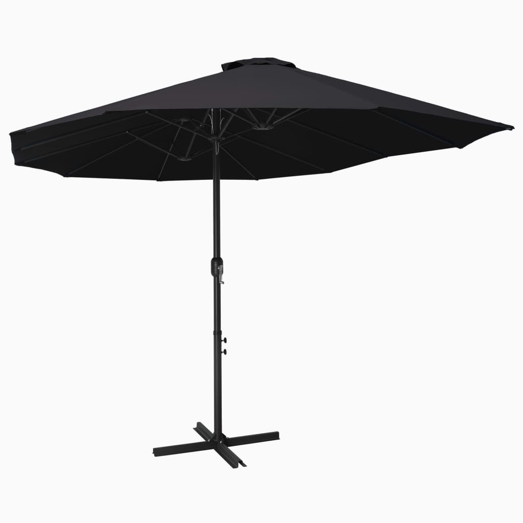Garden Parasol With Aluminium Pole 460X270 Cm