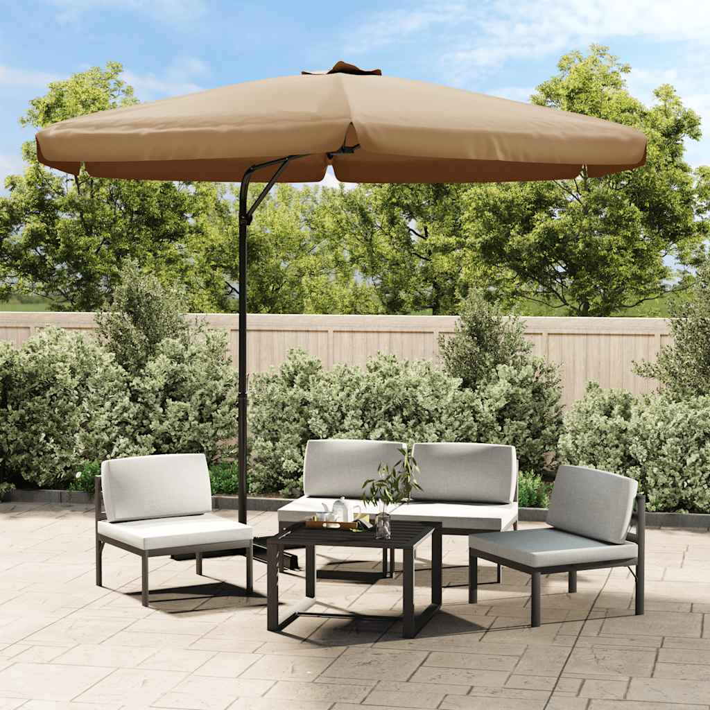 Garden Parasol With Steel Pole 300 Cm
