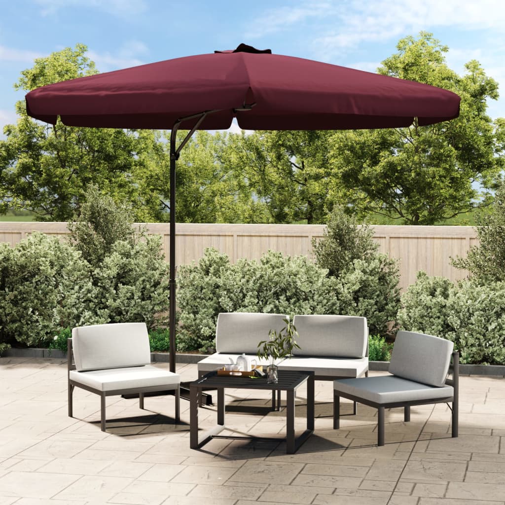 Garden Parasol With Steel Pole 300 Cm