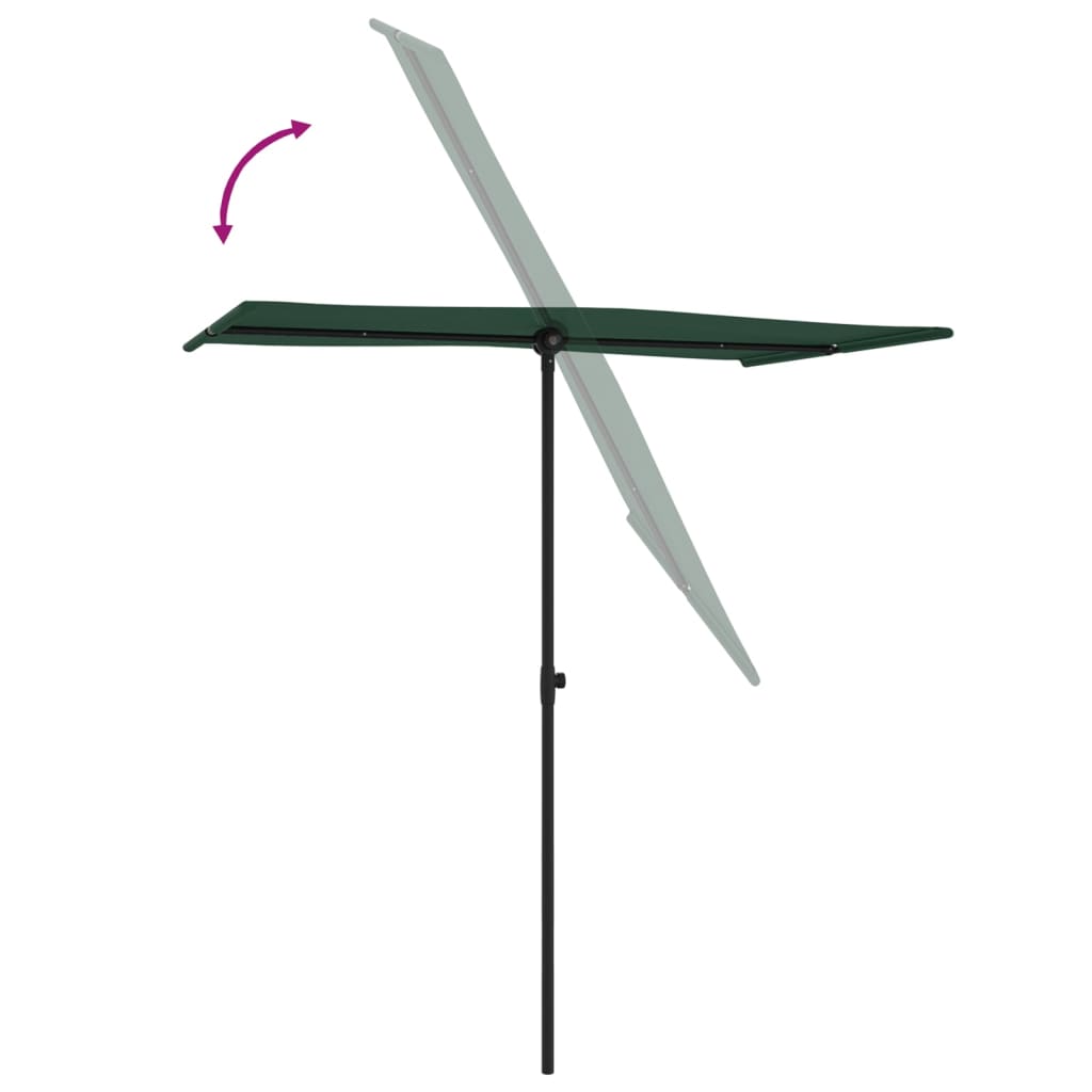 Garden Parasol With Aluminium Pole