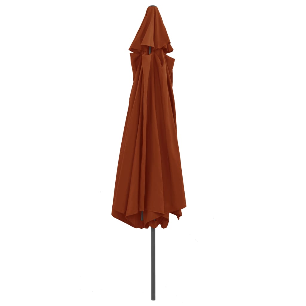 Garden Parasol With Metal Pole 390 Cm