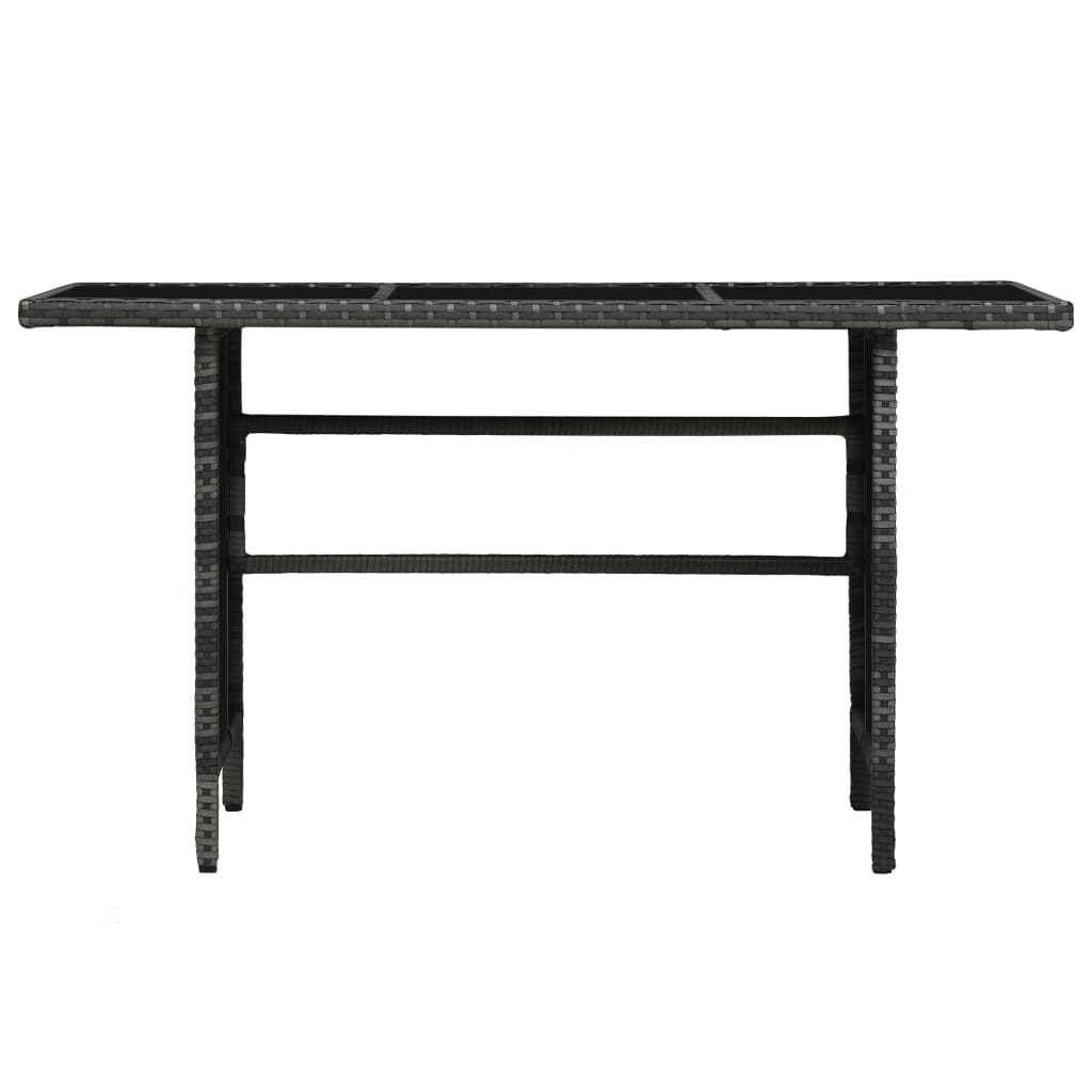 4 Piece Garden Lounge Set With Cushions Poly Rattan Grey