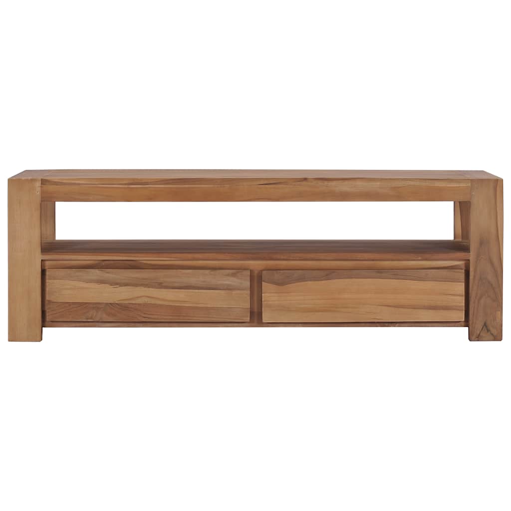 Tv Cabinet 120X30X40 Cm Solid Teak Wood
