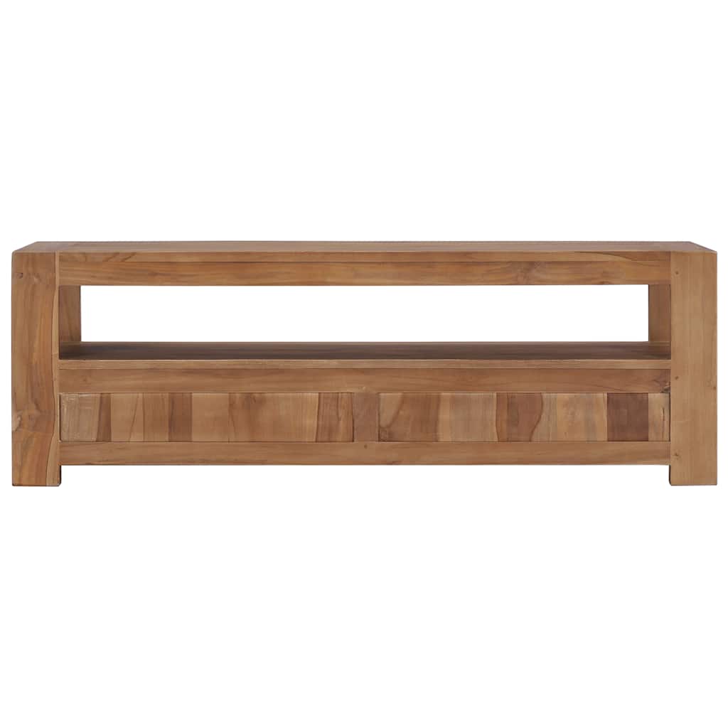 Tv Cabinet 120X30X40 Cm Solid Teak Wood