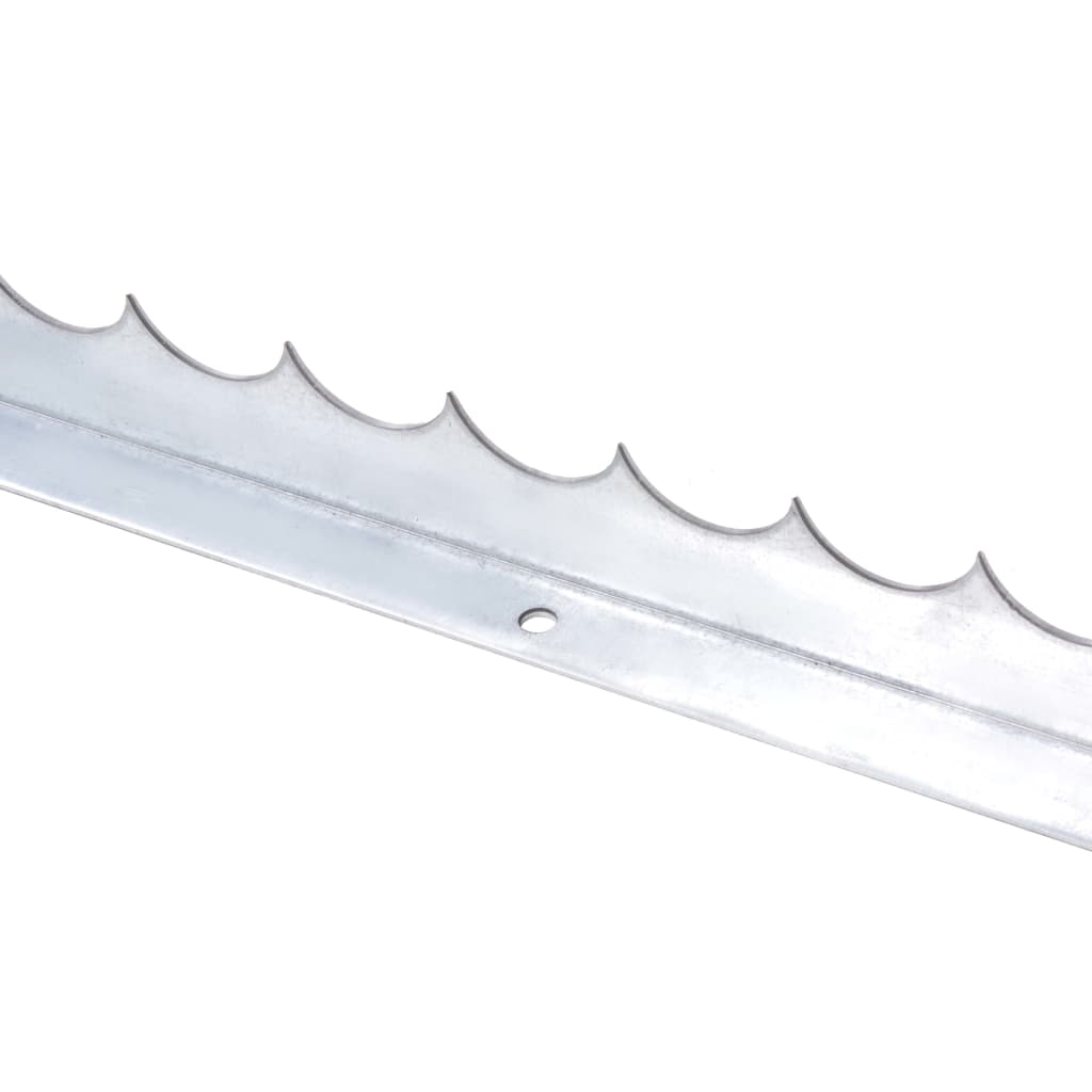 Wall Spikes 4 Pcs 1 M Galvanised Steel