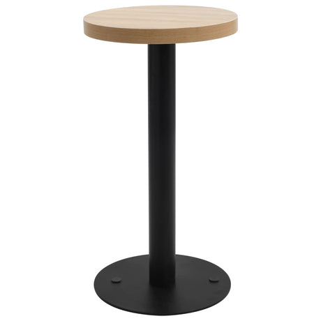Bistro Table Light Brown 60 Cm Mdf