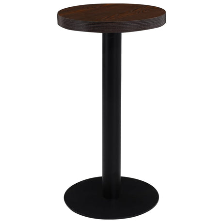 Bistro Table Light Brown 60 Cm Mdf