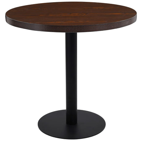 Bistro Table Light Brown 60 Cm Mdf
