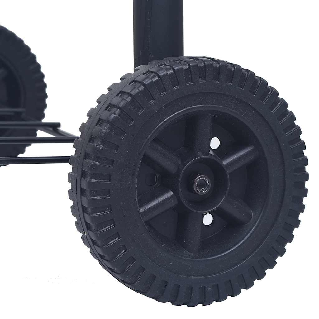 Charcoal Bbq Grill Smoker With Bottom Shelf Black