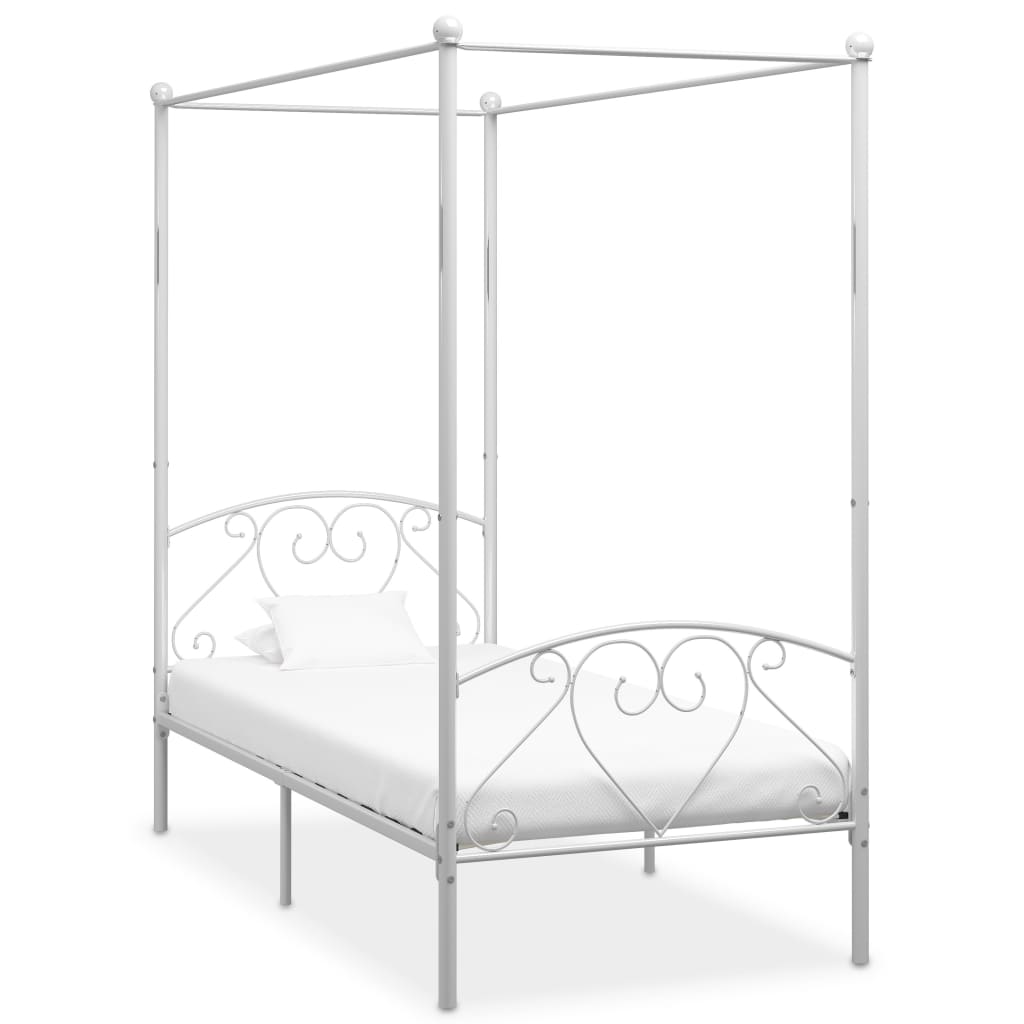 Bed Frame Without Mattress With Canopy Super King Metal