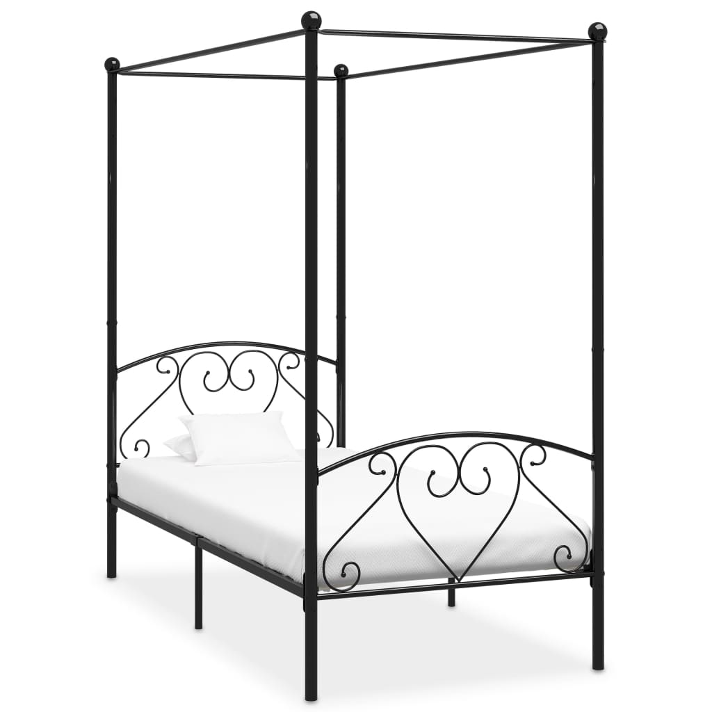 Bed Frame Without Mattress With Canopy Super King Metal