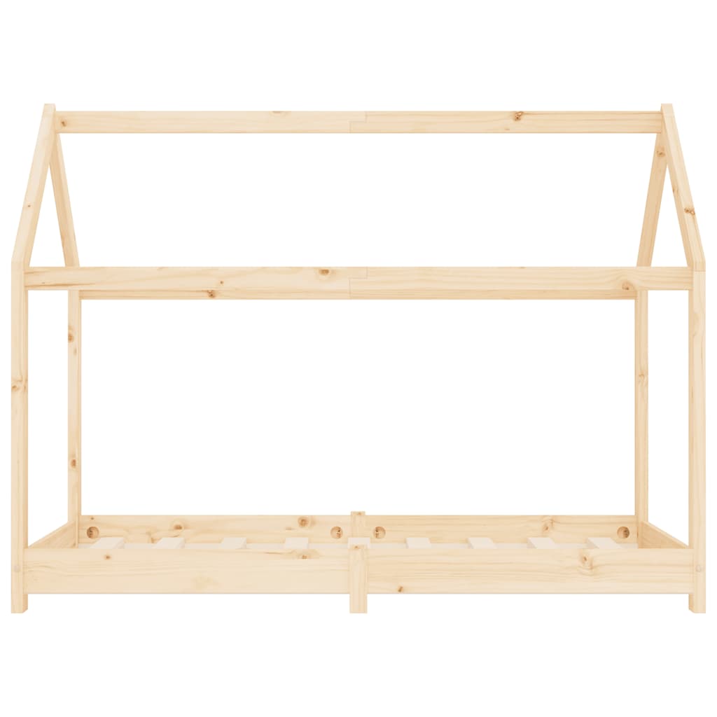 Kids Bed Frame Solid Pine Wood