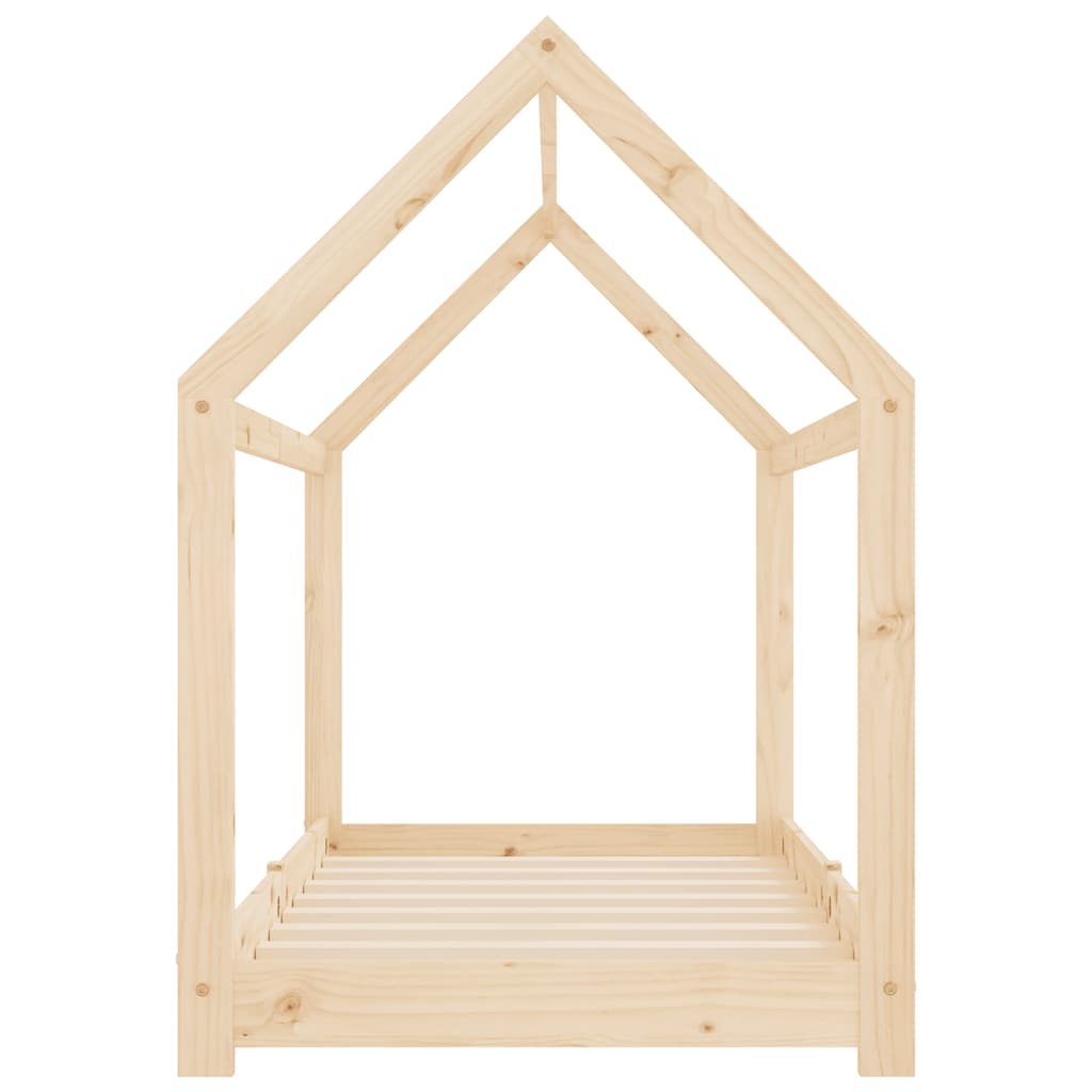 Kids Bed Frame Solid Pine Wood