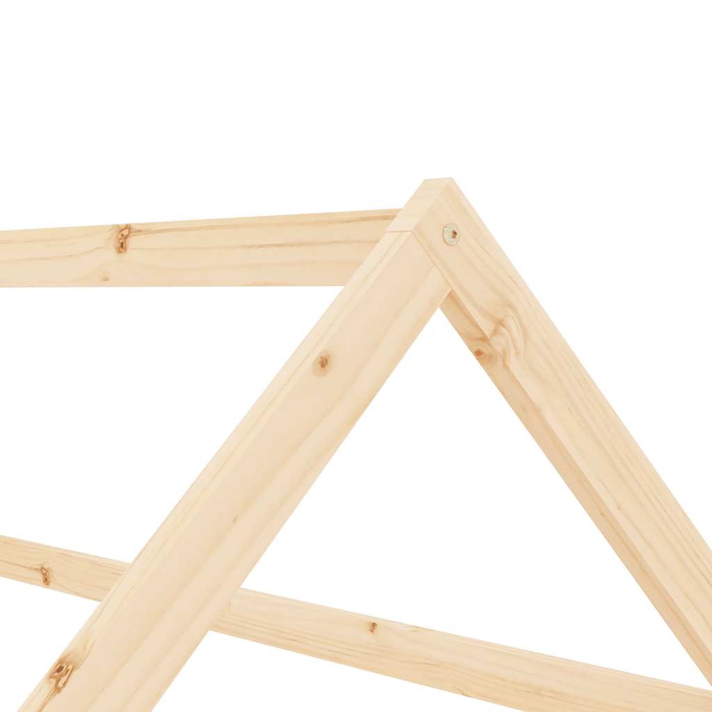 Kids Bed Frame Solid Pine Wood