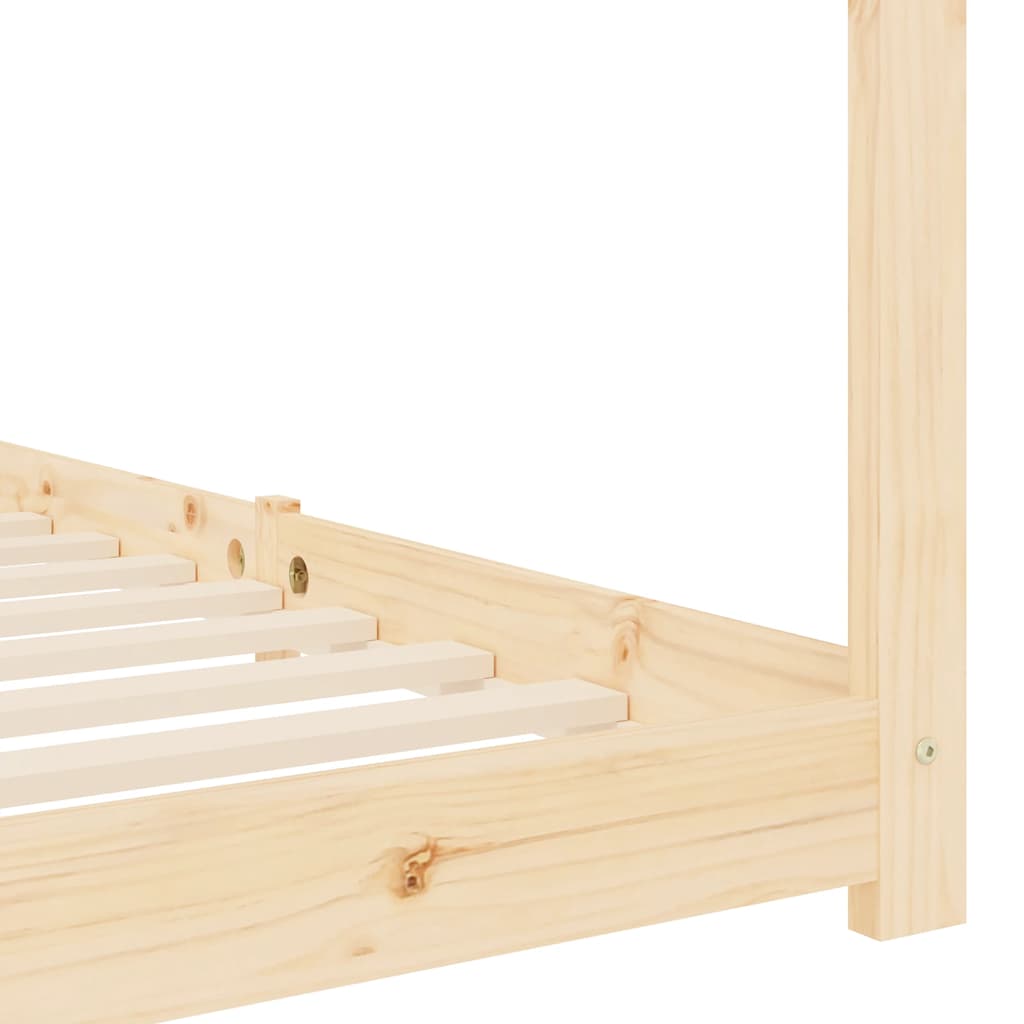 Kids Bed Frame Solid Pine Wood