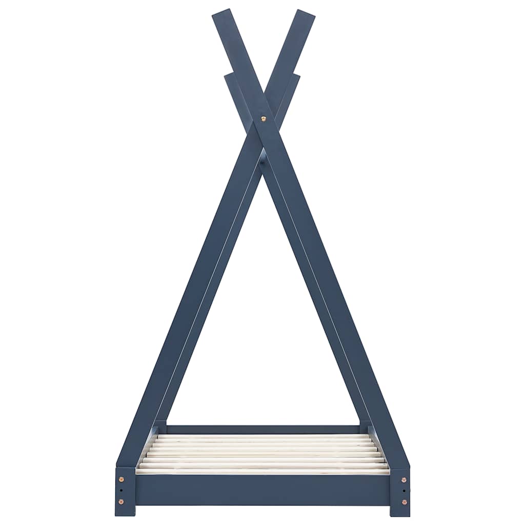 Kids Bed Frame Solid Pine Wood