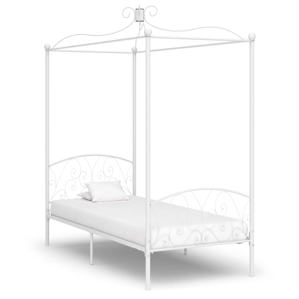 Bed Frame Without Mattress With Canopy Metal