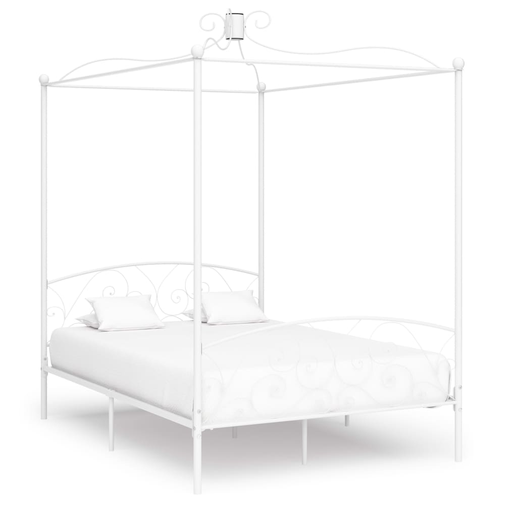 Bed Frame Without Mattress With Canopy Metal