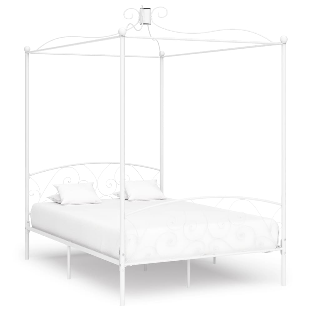 Bed Frame Without Mattress With Canopy Metal