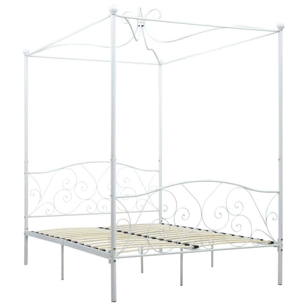 Bed Frame Without Mattress With Canopy Metal