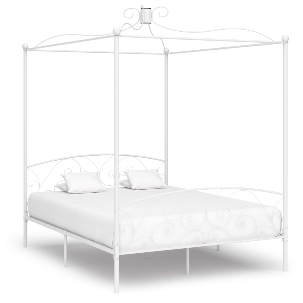 Bed Frame Without Mattress With Canopy Metal