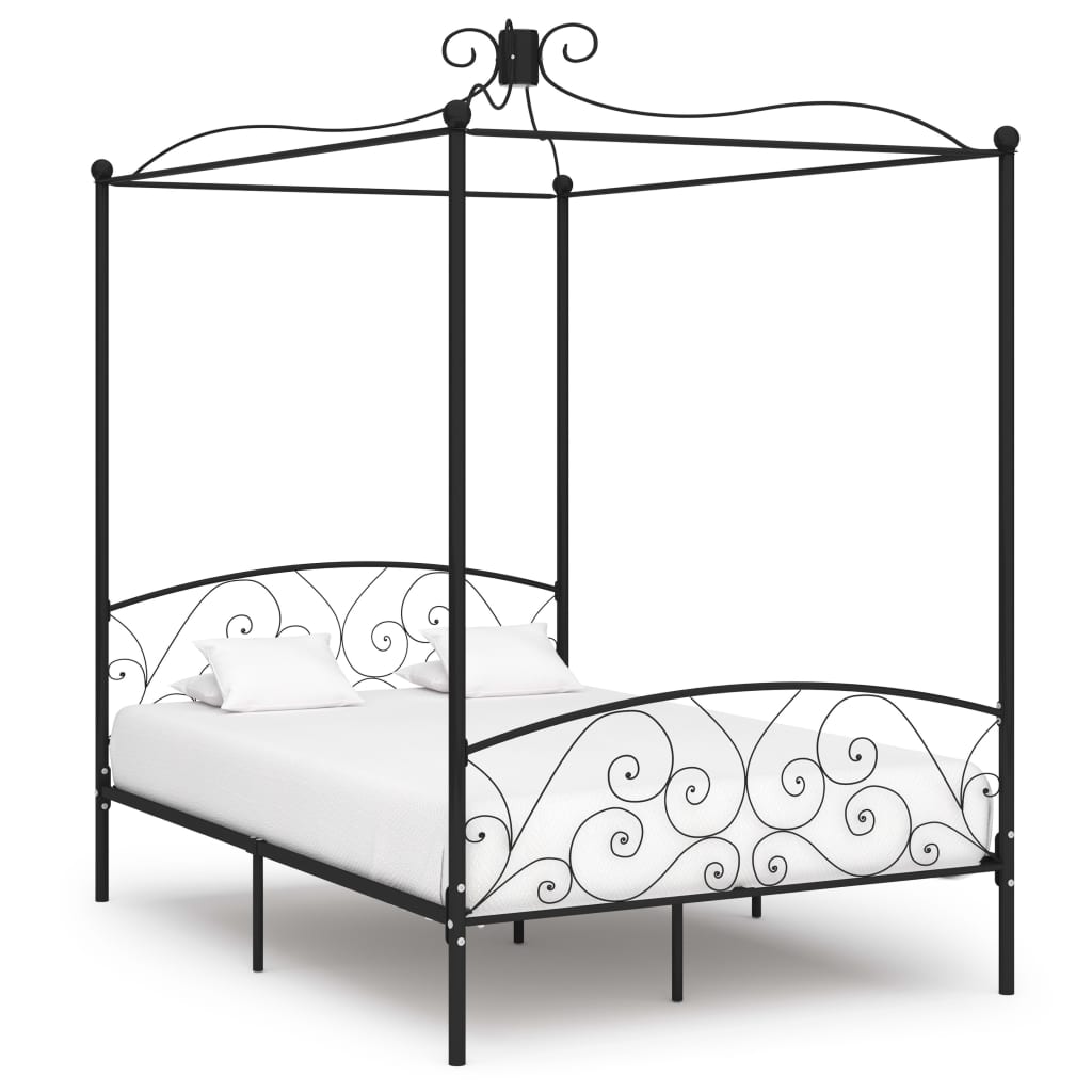 Bed Frame Without Mattress With Canopy Metal