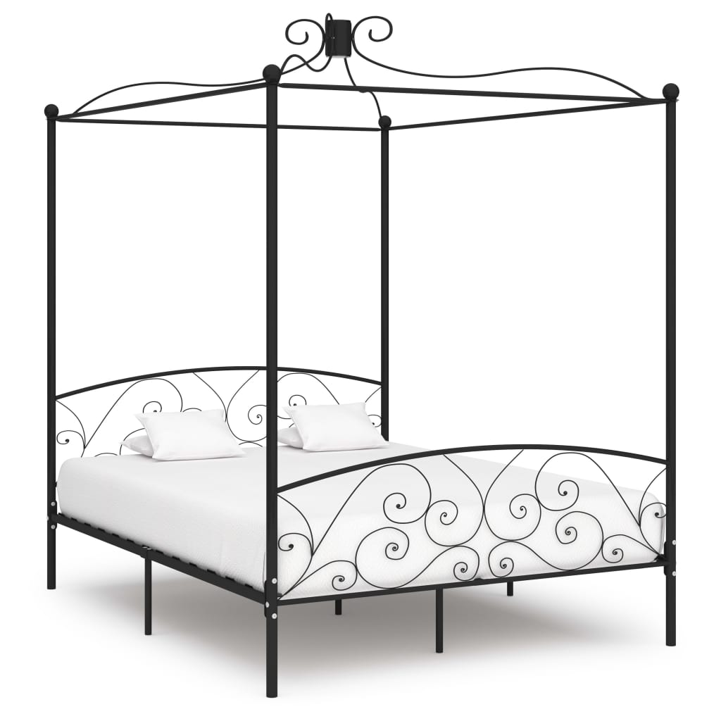 Bed Frame Without Mattress With Canopy Metal