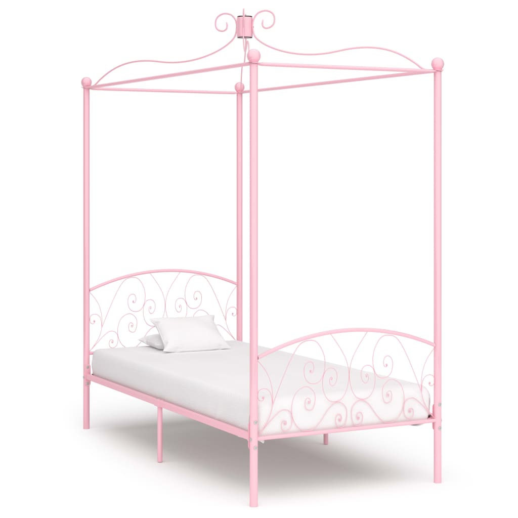 Bed Frame Without Mattress With Canopy Metal