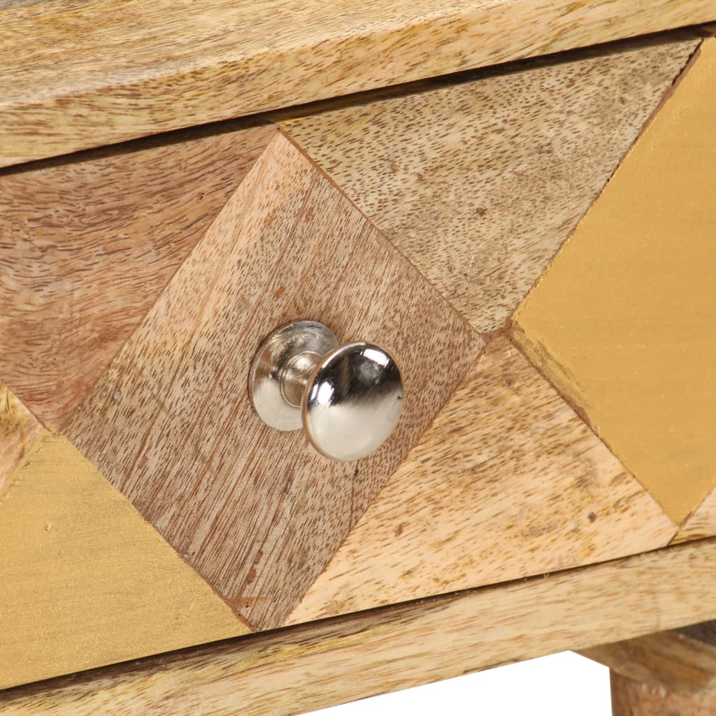 Bedside Cabinet 43X30X58 Cm Solid Mango Wood