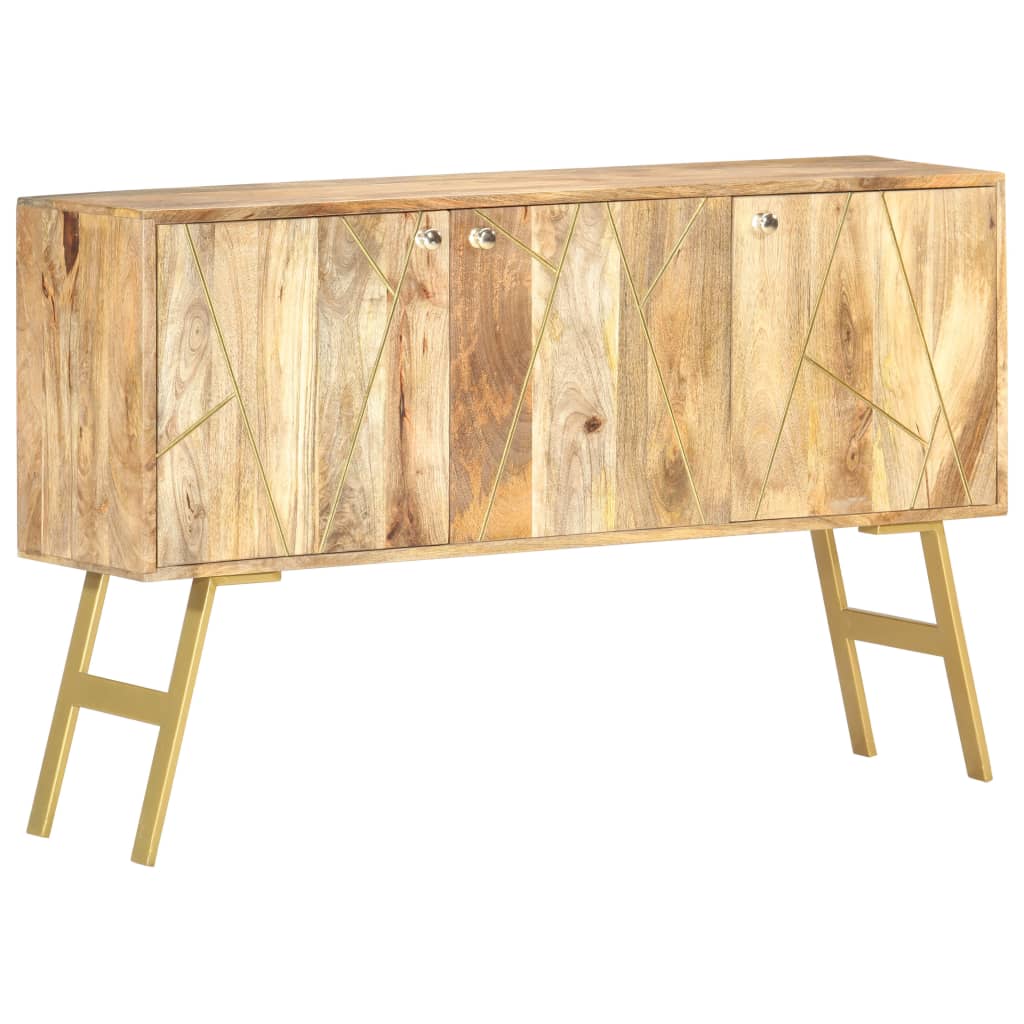 Sideboard 118X30X75 Cm Solid Mango Wood