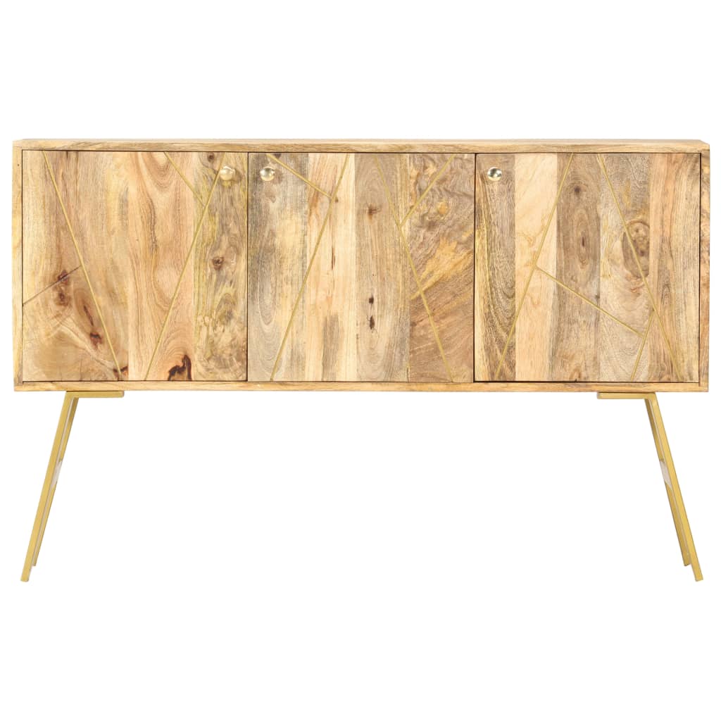 Sideboard 118X30X75 Cm Solid Mango Wood