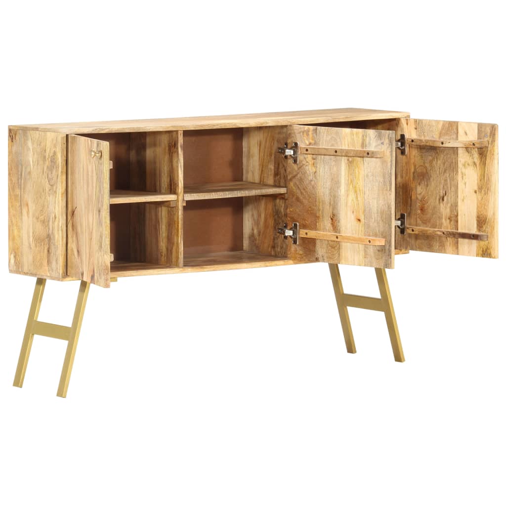 Sideboard 118X30X75 Cm Solid Mango Wood