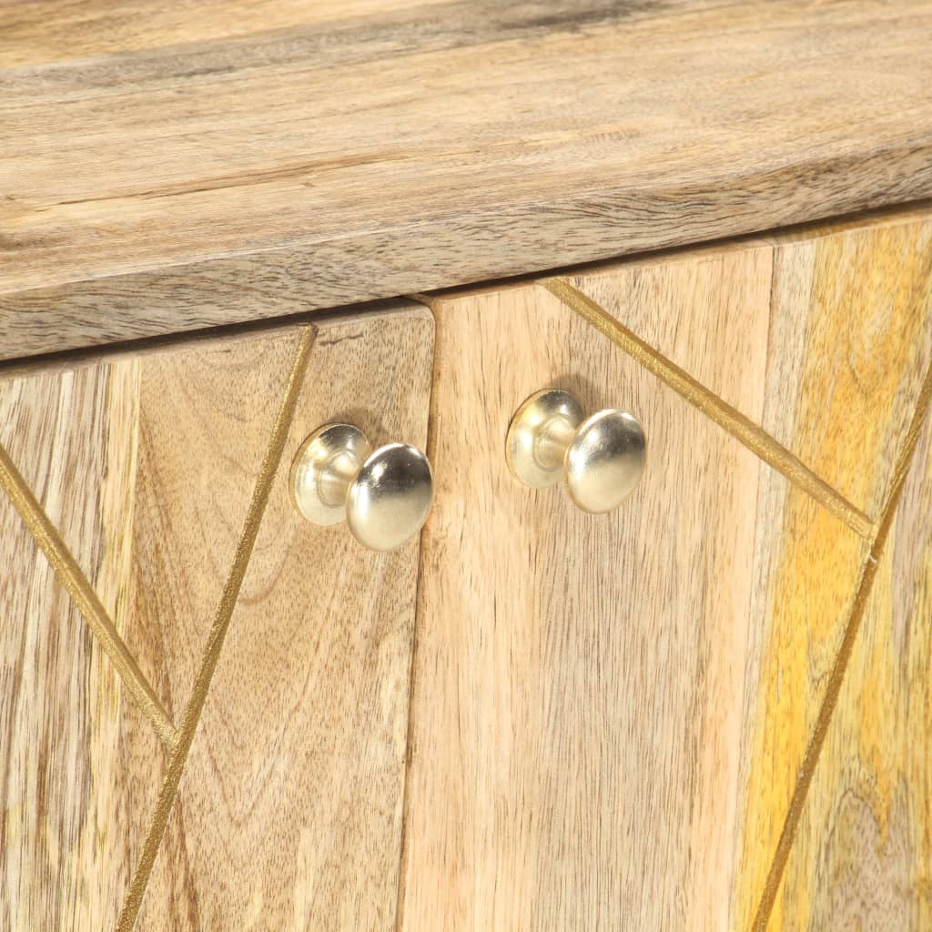 Sideboard 118X30X75 Cm Solid Mango Wood