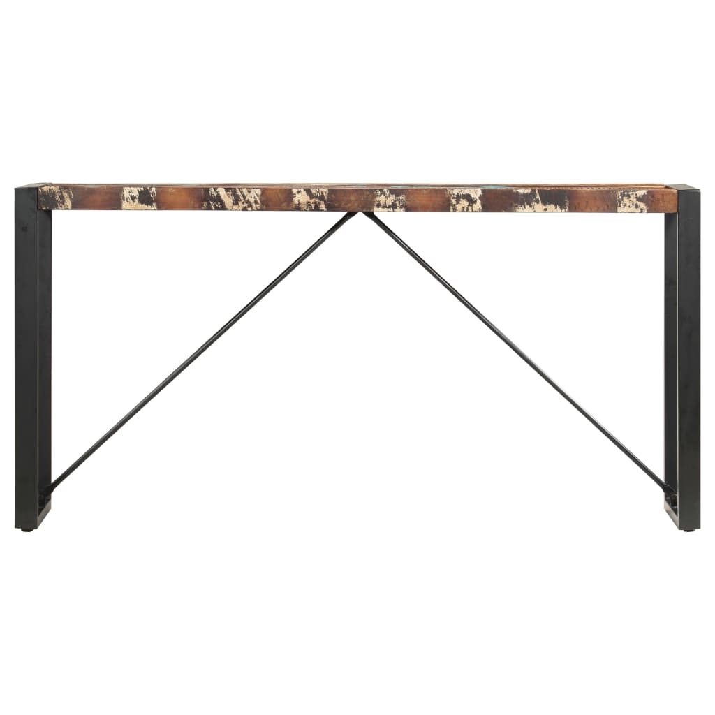 Console Table 150X35X76 Cm Solid Reclaimed Wood