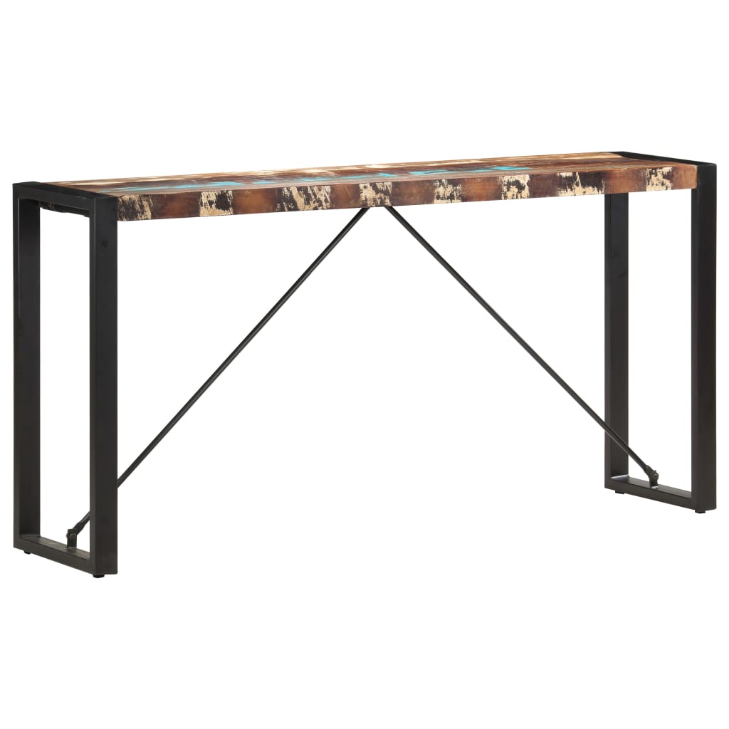 Console Table 150X35X76 Cm Solid Reclaimed Wood