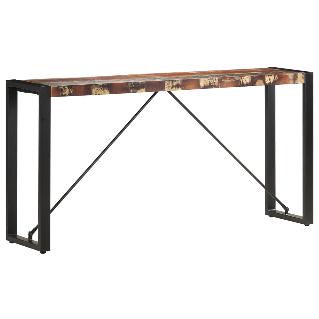 Console Table 150X35X76 Cm Solid Reclaimed Wood