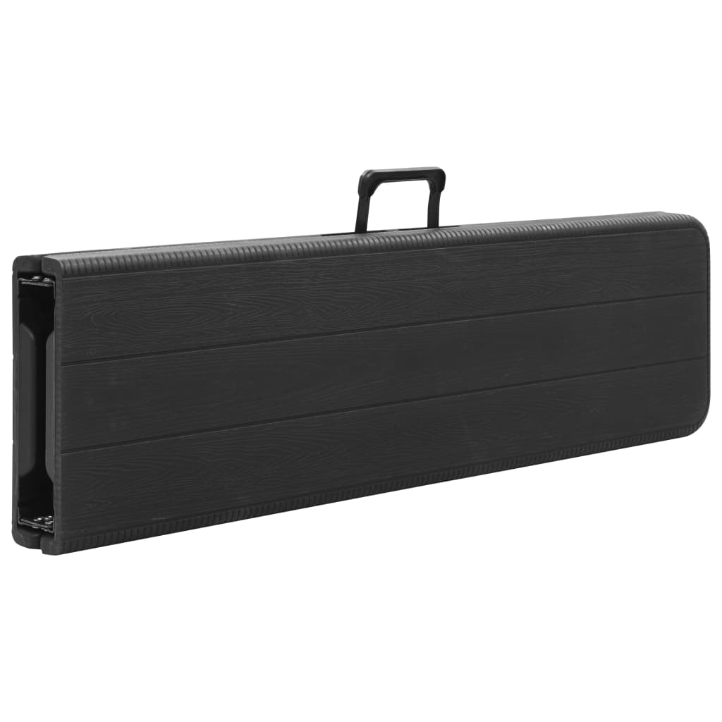 Folding Garden Benches 2 Pcs 180 Cm Hdpe