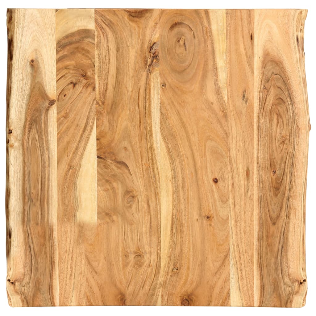 Table Top Solid Acacia Wood 100X(50-60)X2.5 Cm