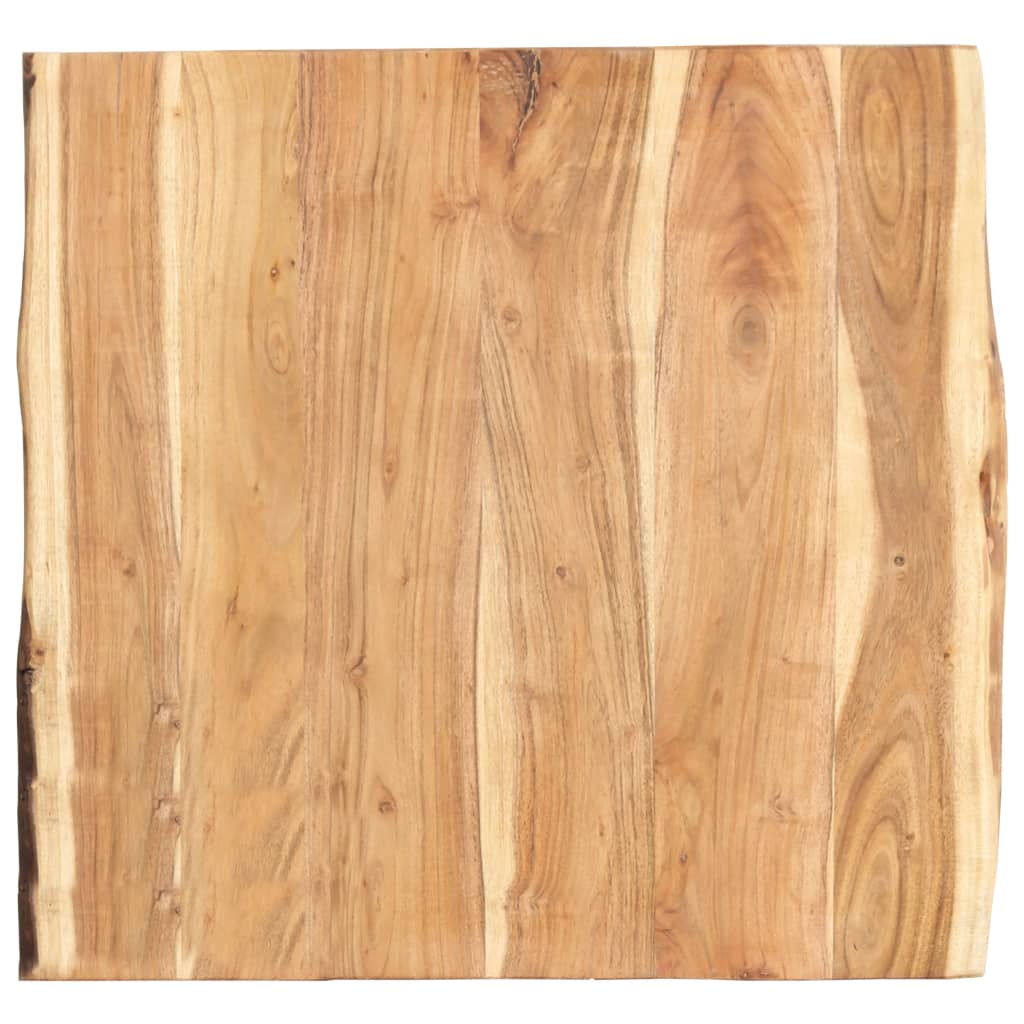 Table Top Solid Acacia Wood 100X(50-60)X2.5 Cm