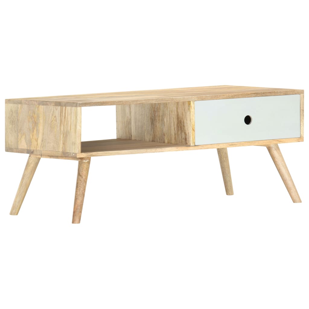 Coffee Table 90X50X40 Cm Solid Mango Wood
