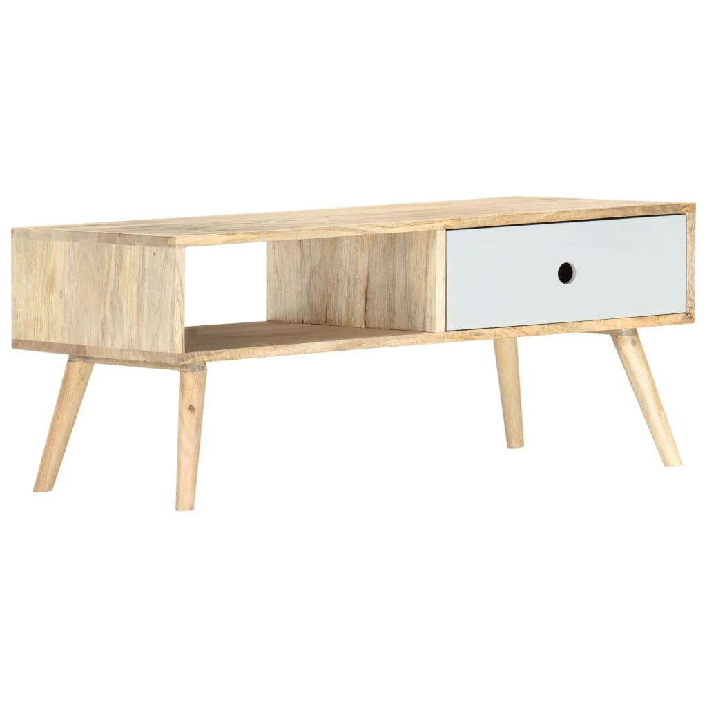Coffee Table 90X50X40 Cm Solid Mango Wood