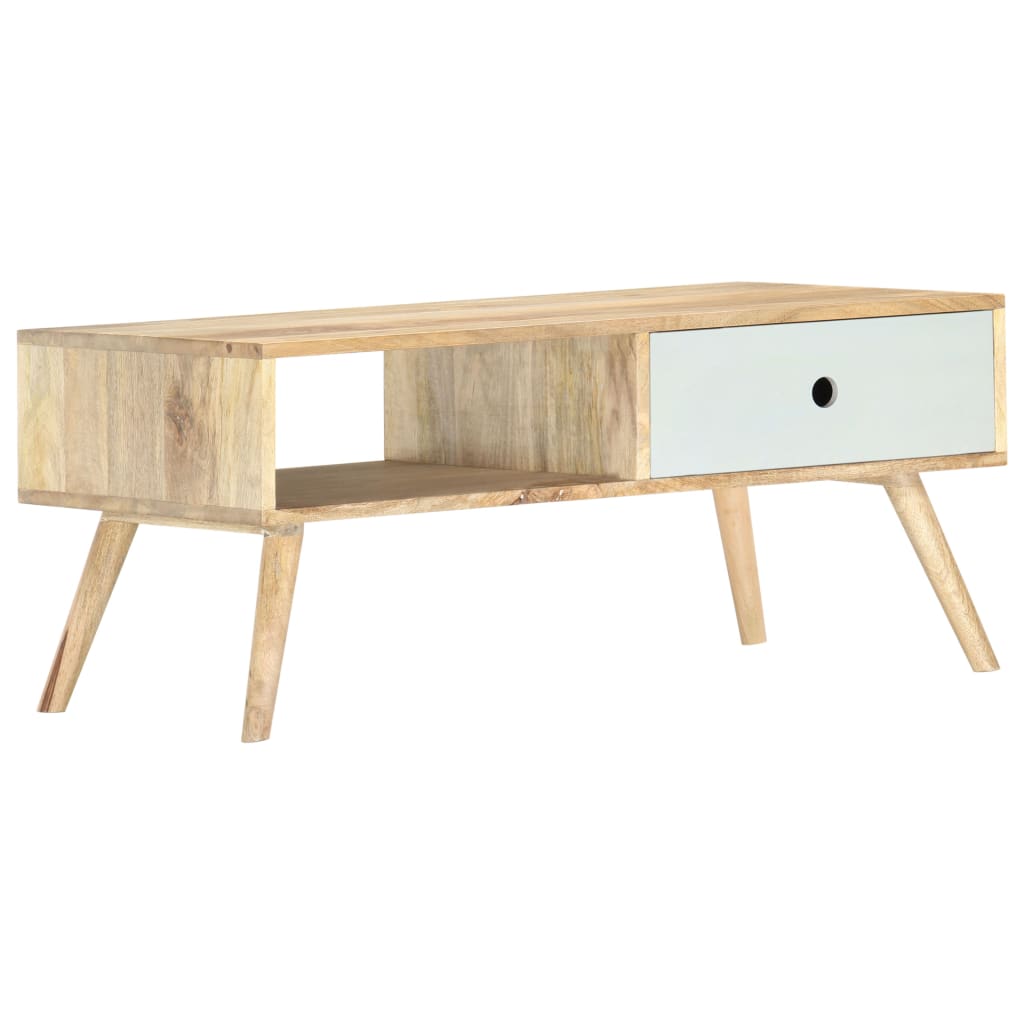 Coffee Table 90X50X40 Cm Solid Mango Wood