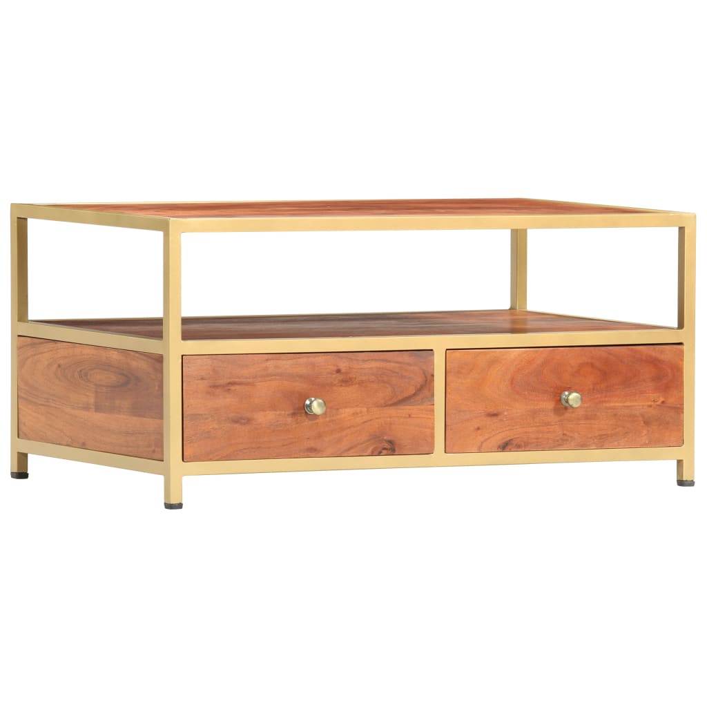 Coffee Table 90X50X40 Cm Solid Acacia Wood