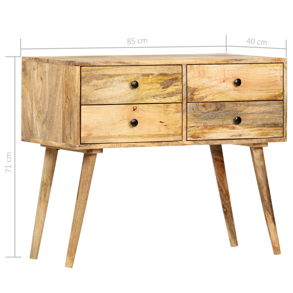 Sideboard 85X40X71 Cm Solid Mango Wood
