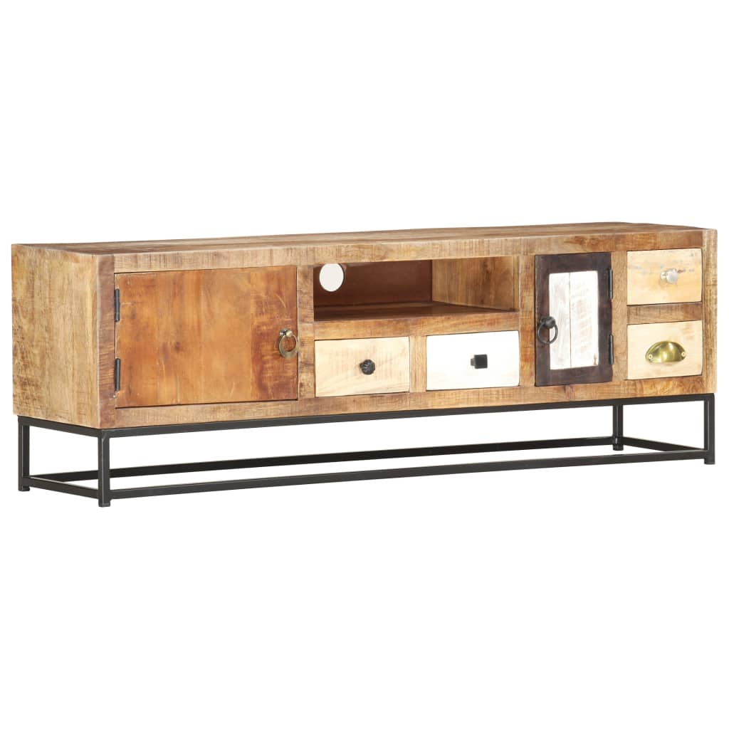 Tv Cabinet 120X30X40 Cm Solid Reclaimed Wood