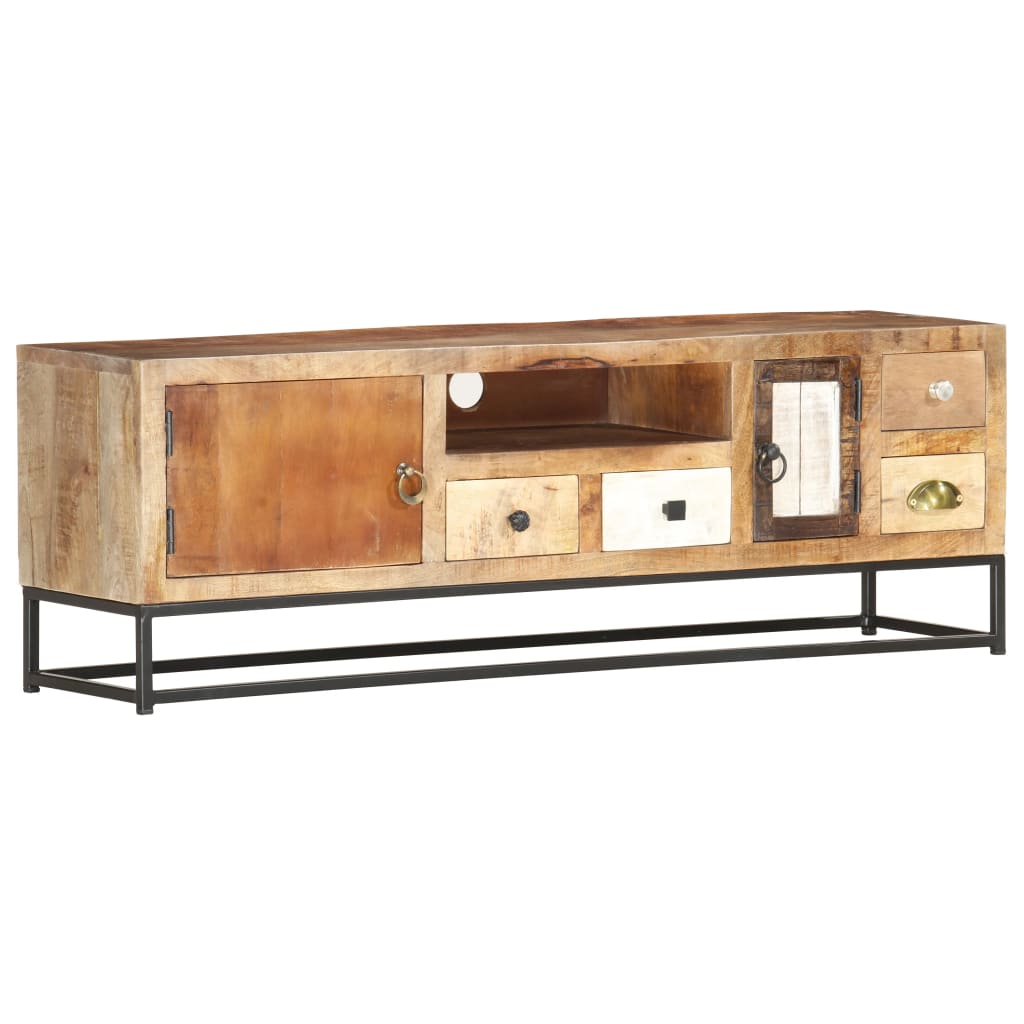 Tv Cabinet 120X30X40 Cm Solid Reclaimed Wood