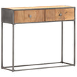 Console Table 90X30X75 Cm Solid Reclaimed Wood