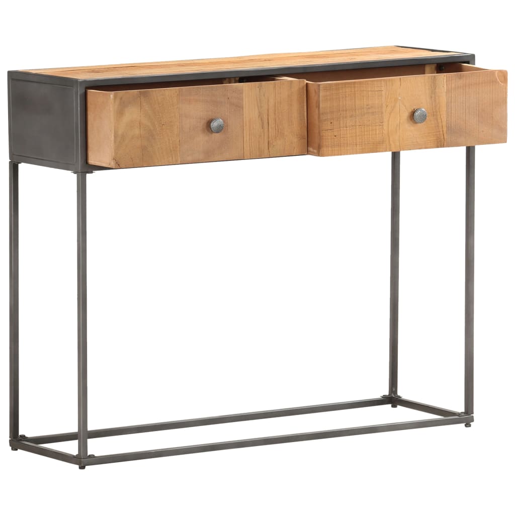 Console Table 90X30X75 Cm Solid Reclaimed Wood